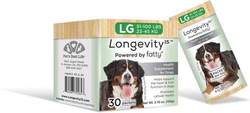 Show full view: Longevity15 Heath Supplement for Large Dogs, 60-count slide 7 of 9