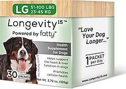 Longevity15 Heath Supplement for Large Dogs, 60-count