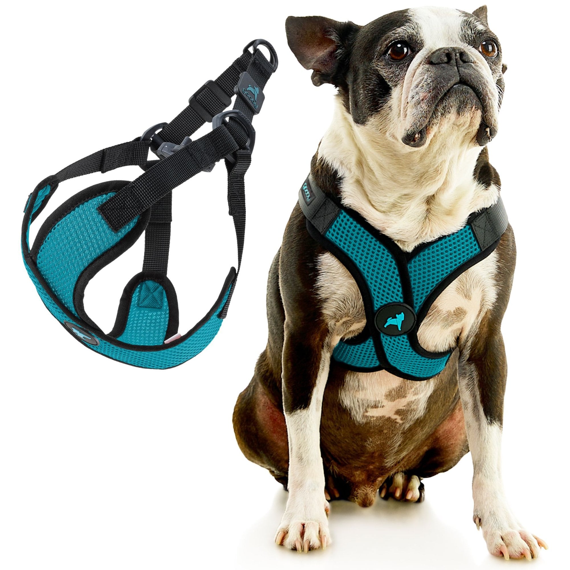 Gooby Comfort X Step In Lite Dog Harness, Purple, Large: 19 To 22-in Chest