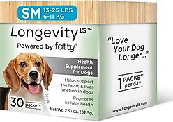 Longevity15 Heath Supplement for Small Dogs, 60-count