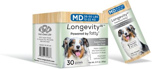 Show full view: Longevity15 Heath Supplement for Medium Dogs, 60-count slide 7 of 9