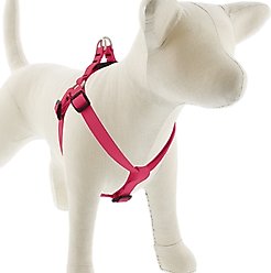 LupinePet BioThane Step In Dog Harness, Neon Pink, Medium/Large: 20 to 30-in chest