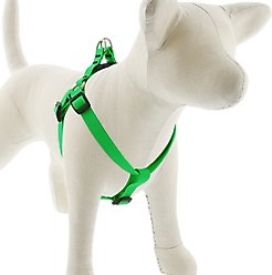 LupinePet BioThane Step In Dog Harness, Neon Green, Medium/Large: 20 to 30-in chest