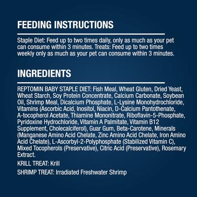 Show full view: Tetra ReptoMin 3-In-1 Select-A-Food Aquatic Turtle Food, 1.56-oz jar slide 5 of 11