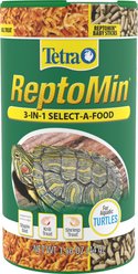 Tetra ReptoMin 3-In-1 Select-A-Food Aquatic Turtle Food, 1.56-oz jar