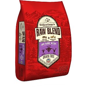 Stella & Chewy's Raw Blend Free-Range Recipe Grain-Free Dry Dog Food, 22-lb bag