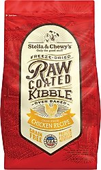 Stella & Chewy's Raw Coated Cage-Free Chicken Recipe Grain-Free Dry Dog Food, 3.5-lb bag
