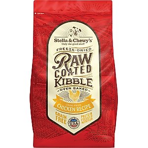 Stella & Chewy's Raw Coated Cage-Free Chicken Recipe Grain-Free Dry Dog Food, 3.5-lb bag