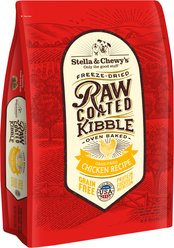 Stella & Chewy's Raw Coated Cage-Free Chicken Recipe Grain-Free Dry Dog Food, 10-lb bag