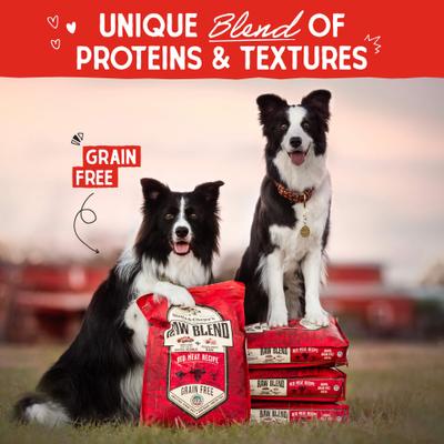 Show full view: Stella & Chewy's Raw Blend Red Meat Recipe Small Breed Grain-Free Dry Dog Food, 10-lb bag slide 3 of 11