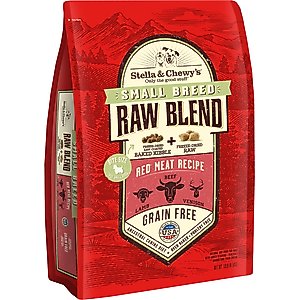 Stella & Chewy's Raw Blend Red Meat Recipe Small Breed Grain-Free Dry Dog Food, 10-lb bag