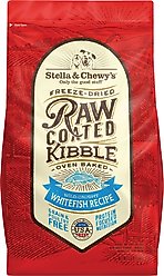 Stella & Chewy's Raw Coated Wild-Caught Whitefish Recipe Grain-Free Dry Dog Food, 3.5-lb bag