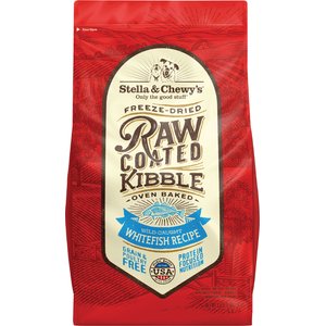 Stella & Chewy's Raw Coated Wild-Caught Whitefish Recipe Grain-Free Dry Dog Food, 3.5-lb bag