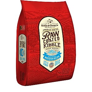 Stella & Chewy's Raw Coated Wild-Caught Whitefish Recipe Grain-Free Dry Dog Food, 22-lb bag