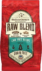 Stella & Chewy's Raw Blend Cage-Free Recipe Grain-Free Dry Dog Food, 3.5-lb bag