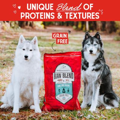 Show full view: Stella & Chewy's Raw Blend Cage-Free Recipe Grain-Free Dry Dog Food, 3.5-lb bag slide 3 of 11
