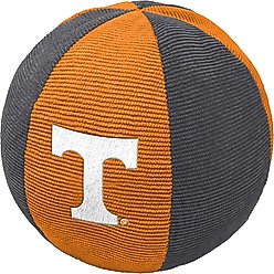ShopInstaPets Tennessee Volunteers Squeaking Ball Dog Toy, Orange