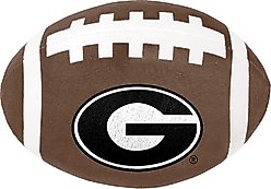 ShopInstaPets NCAA Squeaking Football Dog Toy, Georgia Bulldogs