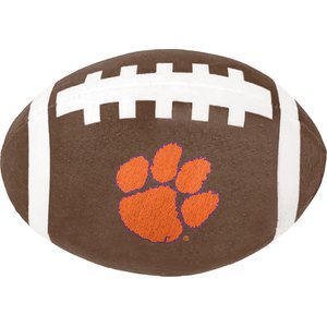 ShopInstaPets NCAA Squeaking Football Dog Toy, Clemson Tigers