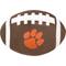 Show in main carousel: ShopInstaPets NCAA Squeaking Football Dog Toy, Clemson Tigers slide 1 of 1