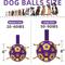 Show in main carousel: Nocciola Soccer Ball with Straps Interactive Dog Toy, Purple & Orange, 6-in slide 2 of 7