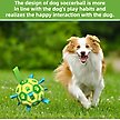 Show in main carousel: Nocciola Soccer Ball with Straps Interactive Dog Toy, Yellow & Green, 6-in slide 3 of 7