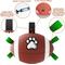 Show in main carousel: Nocciola Football with Straps Interactive Dog Toy, 8-in slide 4 of 8
