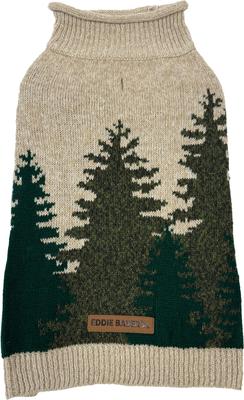 Show full view: Eddie Bauer Treeline Dog Sweater, Heathered/Oatmeal, X-Small slide 2 of 6