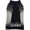Show in main carousel: Eddie Bauer Whitman Christmas Fair Isle Dog Sweater, Grey/Black, Small slide 3 of 7
