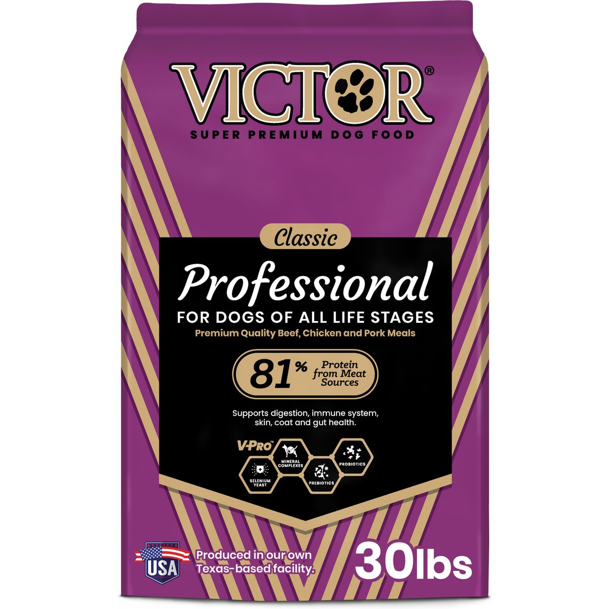 VICTOR Professional Active Sporting Gluten-Free Dry Dog Food, 30-lb bag