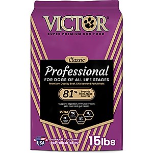 VICTOR Professional Active Sporting Gluten-Free Dry Dog Food, 15-lb bag