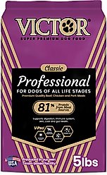 VICTOR Professional Active Sporting Gluten-Free Dry Dog Food, 5-lb bag