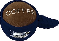 ShopInstaPets Georgia Southern Eagles Rope & Squeaker Coffee Mug Dog Toy, Blue