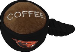 ShopInstaPets Oregon State Beavers Rope & Squeaker Coffee Mug Dog Toy, Black