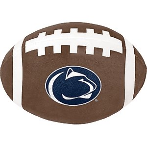 ShopInstaPets NCAA Squeaking Football Dog Toy, Penn State Nittany Lions