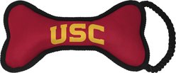 ShopInstaPets NCAA Rope & Squeaker Dog Toy, USC Trojans