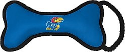ShopInstaPets NCAA Rope & Squeaker Dog Toy, Kansas Jayhawks