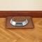 Show in main carousel: LFC PETS 2Pcs Non-Skid Dog & Cat Food Placemat, Brown, Medium slide 5 of 8