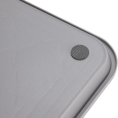 Show full view: LFC PETS 2Pcs Non-Skid Dog & Cat Food Placemat, Grey, Medium slide 6 of 8