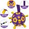 Show in main carousel: Nocciola Soccer Ball with Straps Interactive Dog Toy, Purple & Orange, 6-in slide 3 of 7
