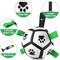 Show in main carousel: Nocciola Soccer Ball with Straps Interactive Dog Toy, Black & White, 5-in slide 7 of 9