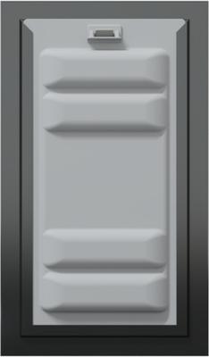 Show full view: Endura Flap Double Flap Wall Mount Dog & Cat Door, Medium, Black slide 5 of 9