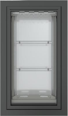 Show full view: Endura Flap Double Flap Wall Mount Dog & Cat Door, Medium, Black slide 3 of 9