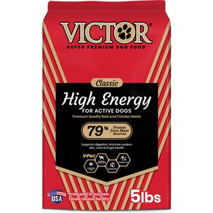 VICTOR High Energy Active Sporting Gluten-Free Beef & Chicken Meal Dry Dog Food, 5-lb bag
