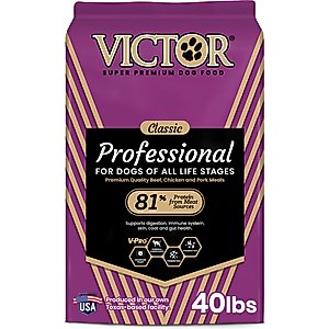 VICTOR Professional Active Sporting Gluten-Free Dry Dog Food, 40-lb bag