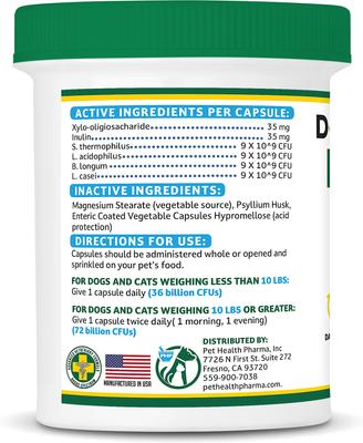 Show full view: NephroMax Synbiotic Capsules Kidney Support Supplement for Dogs & Cats, 120 count slide 4 of 10