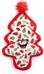 The Worthy Cat Christmas Holiday Tree Cat Toy, Green, One Size