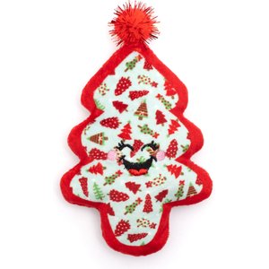 The Worthy Cat Christmas Holiday Tree Cat Toy, Green, One Size