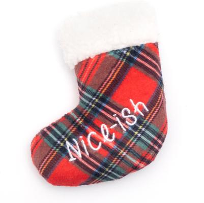 Show full view: The Worthy Cat Christmas Stocking Cat Toy, Multicolored, One Size slide 2 of 2
