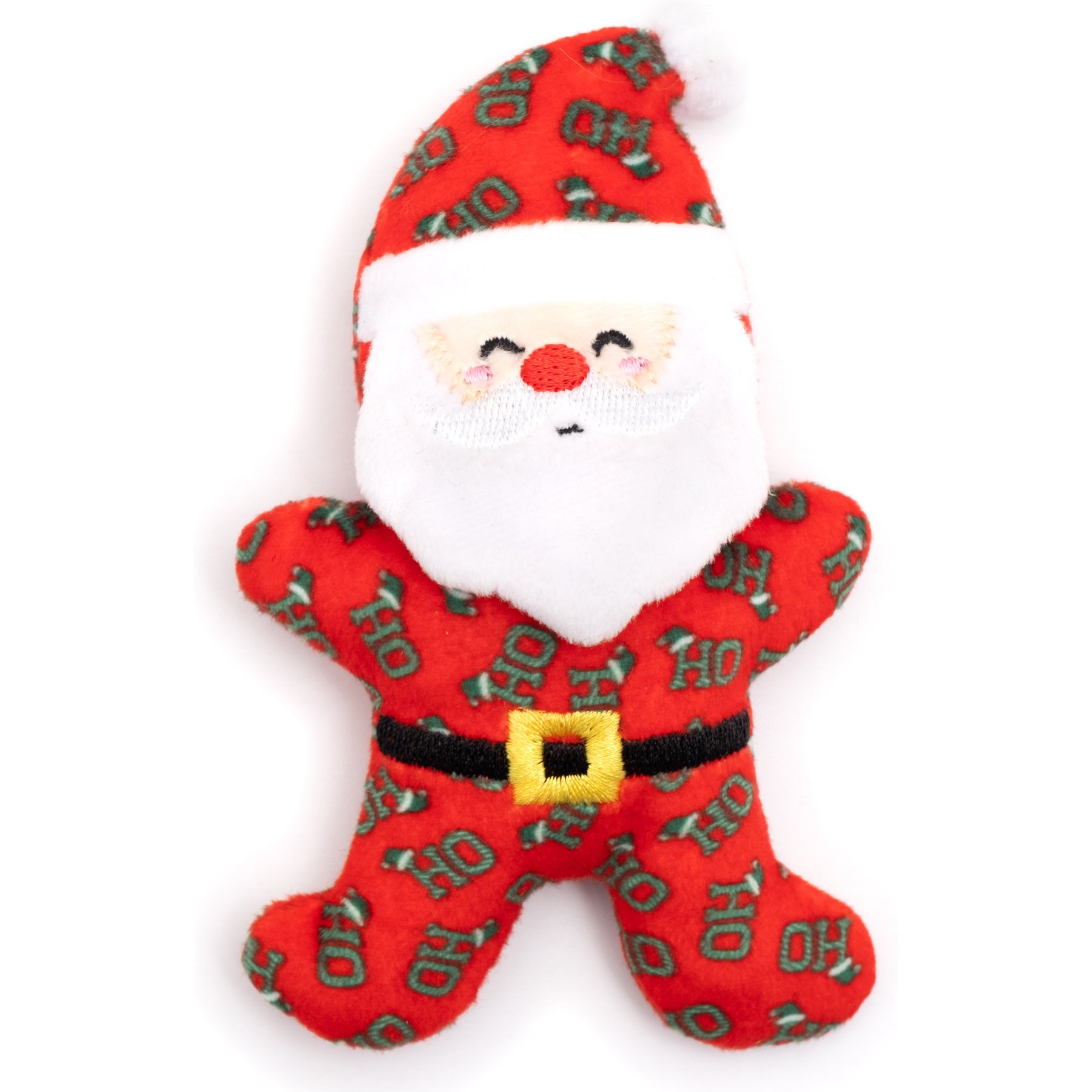 The Worthy Cat Christmas Santa Cat Toy, Red, One Size